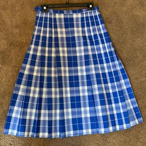 Pendleton Pleated Plaid Skirt